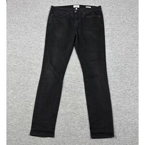 Frame L'Homme Skinny Jeans Mens 34x33 Black Denim Stretch City Preppy Designer